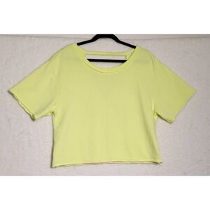 Z Supply Crop Pullover New Fleece Size L Crew Neck Sweatshirt Women's‎ NWT 0316